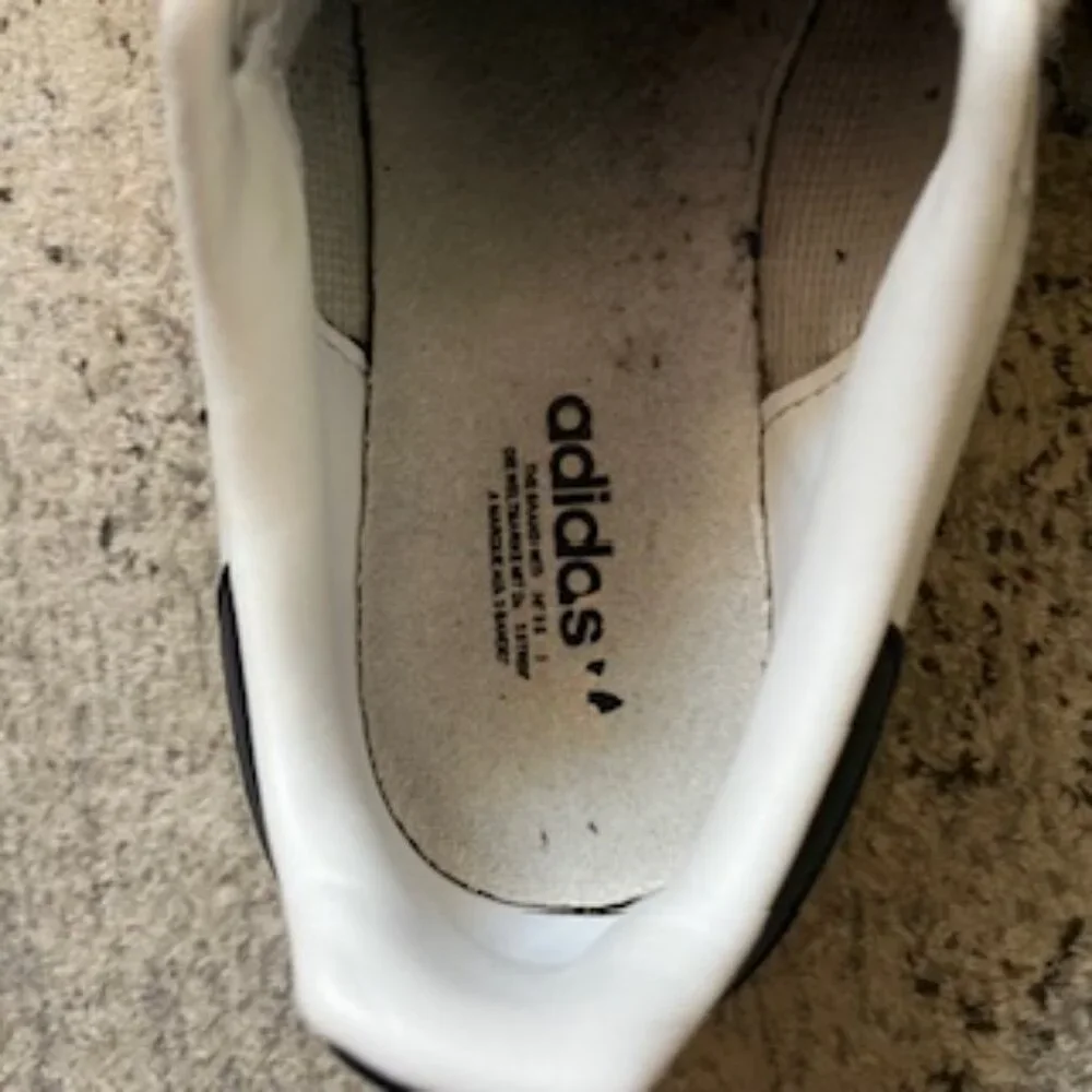 🧡3/15 adidas Stan Smith Shoes White Navy Male 5 1/2
